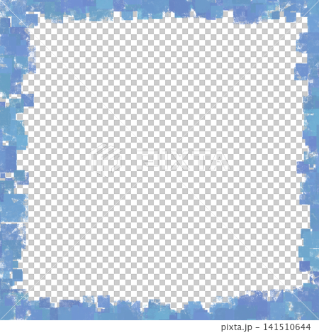 Block brick-style random frame, blue Block brick-style random frame, blue 141510644