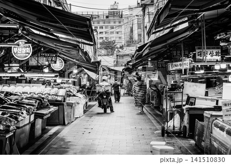 韓国のローカル市場イメージ ソウル中部市場 韓国のローカル市場イメージ ソウル中部市場 141510830