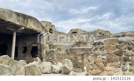 Rock-cut chambers and masonry reveal the architecture of Uplistsikhe, Georgia, where carved interiors meet structural repairs Rock-cut chambers and masonry reveal the architecture of Uplistsikhe, Georgia, where carved interiors meet structural repairs 141511116