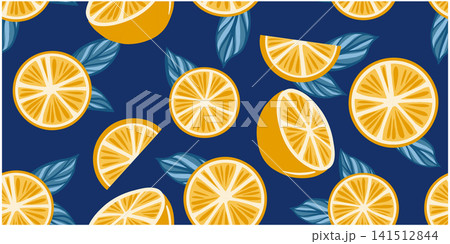 Vector Lemons seamless pattern. Vector Lemons seamless pattern. 141512844