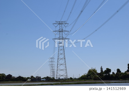 送電塔 高電圧交流 141512989
