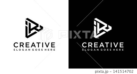 IR or RI initial letter logo design vector IR or RI initial letter logo design vector 141514702