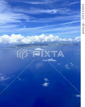 飛行機から見た海 飛行機から見た海 141515841