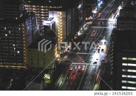 April 27 2026 Sendai city night skyline with illuminated streets and buildings 141516203