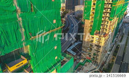 Hong Kong July 12 2026 KAI TAK. Hospital construction site Hong Kong July 12 2026 KAI TAK. Hospital construction site 141516669