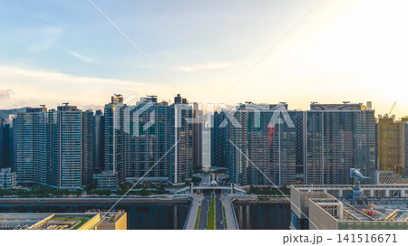 Hong Kong July 12 2026 KAI TAK. Modern residential towers. 141516671