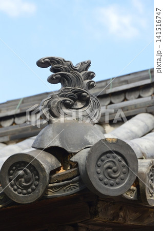 徳泉庵(徳泉禅寺)の装飾瓦(大阪府堺市堺区) 徳泉庵(徳泉禅寺)の装飾瓦(大阪府堺市堺区) 141516747