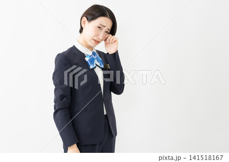 制服を着た受付係の女性 ジョブイメージ 制服を着た受付係の女性 ジョブイメージ 141518167