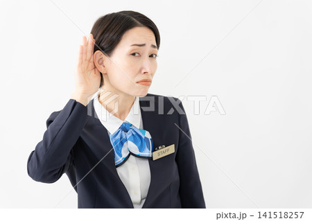制服を着た受付係の女性 ジョブイメージ 制服を着た受付係の女性 ジョブイメージ 141518257