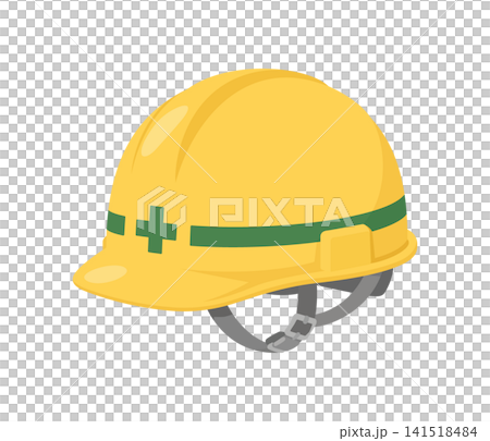 Safety helmet, flat illustration Safety helmet, flat illustration 141518484