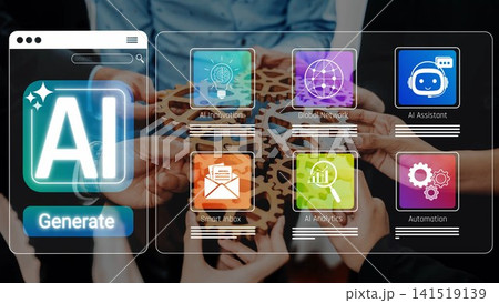 Hands collaboratively reaching for technological solutions symbolize teamwork and innovation in artificial intelligence, showcasing a bright future for digital transformation. Sigmoid Hands collaboratively reaching for technological solutions symbolize teamwork and innovation in artificial intelligence, showcasing a bright future for digital transformation. Sigmoid 141519139