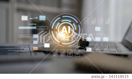 AI data management and file organization system concept Parse AI data management and file organization system concept Parse 141519515