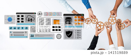 Digital file management system and cloud collaboration platform concept Parse Digital file management system and cloud collaboration platform concept Parse 141519889