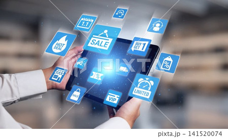 Sale and promotion icons for marketing and e-commerce business Gist Sale and promotion icons for marketing and e-commerce business Gist 141520074