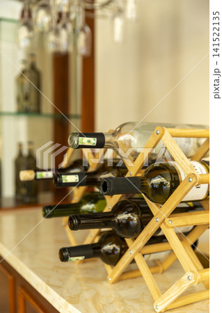 Wine bar at a hotel in Dalat, Vietnam Wine bar at a hotel in Dalat, Vietnam 141522135