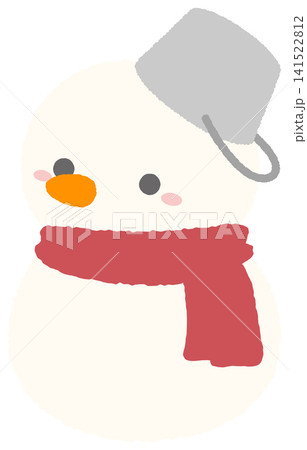 かわいい雪だるま 141522812
