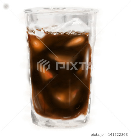 Refreshing Iced Black Coffee 141522868
