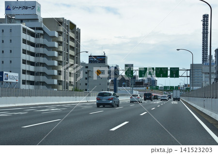 愛知県高速都心環状線の車窓風景(2023年) 愛知県高速都心環状線の車窓風景(2023年) 141523203