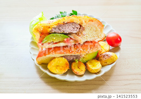 手作りクローズドバーガー 141523553