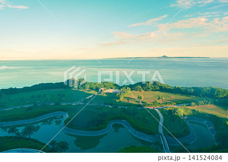 沖縄瀬底島からの景色 沖縄瀬底島からの景色 141524084