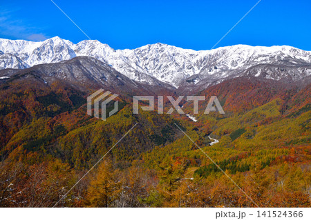 秋 白馬連峰 白馬三山 白馬鑓ヶ岳 杓子岳 白馬岳 秋 白馬連峰 白馬三山 白馬鑓ヶ岳 杓子岳 白馬岳 141524366