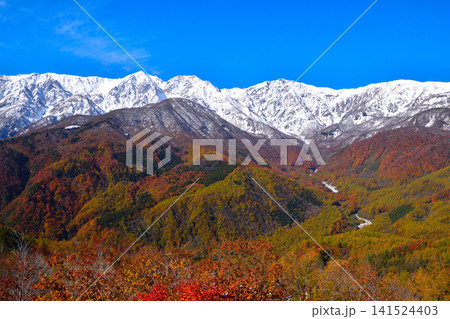 秋 白馬連峰 白馬三山 白馬鑓ヶ岳 杓子岳 白馬岳 秋 白馬連峰 白馬三山 白馬鑓ヶ岳 杓子岳 白馬岳 141524403