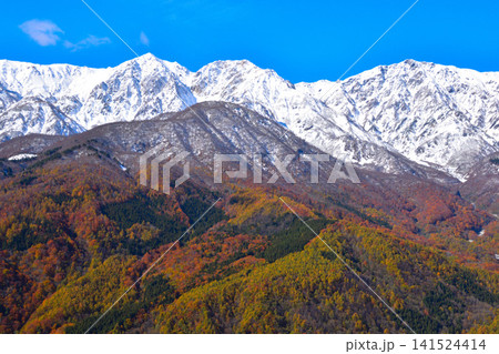秋 白馬連峰 白馬三山 白馬鑓ヶ岳 杓子岳 白馬岳 秋 白馬連峰 白馬三山 白馬鑓ヶ岳 杓子岳 白馬岳 141524414