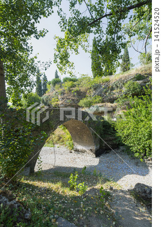 Old bridge over the Ribnica River in Podgorica, Montenegro Old bridge over the Ribnica River in Podgorica, Montenegro 141524520
