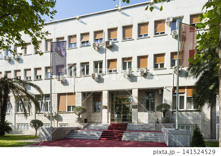 The parliament of Montenegro building in Podgorica The parliament of Montenegro building in Podgorica 141524529