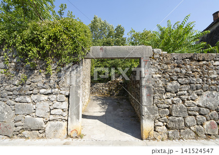 n ancient stone archway in Podgorica, Montenegro 141524547