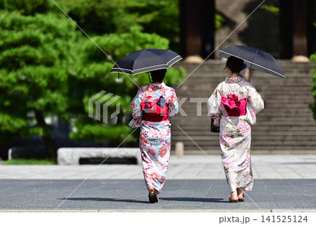 夏の京都を着物で散策 141525124