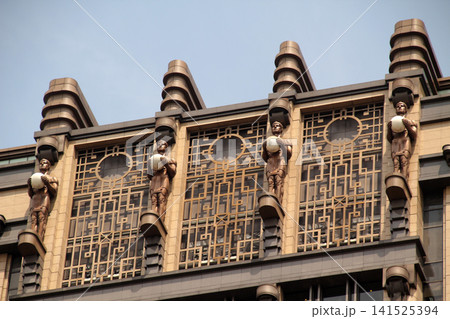 Architecture in the downtown of Singapore 141525394