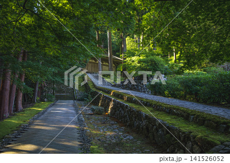 福井 明通寺 参道と本堂 福井 明通寺 参道と本堂 141526052