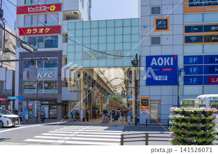 新小岩ルミエール商店街のアーケード 新小岩ルミエール商店街のアーケード 141526071