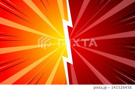 Comic versus cartoon fight template background. vector illustration EPS 10. Comic versus cartoon fight template background. vector illustration EPS 10. 141526438