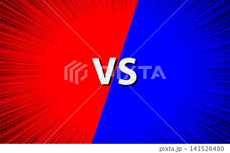 Comic versus cartoon fight template background. vector illustration EPS 10. Comic versus cartoon fight template background. vector illustration EPS 10. 141526480