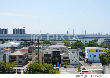 尼崎城天守からの眺め（阪神尼崎周辺）＊2026年7月撮影 141526500