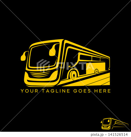 Bus abstract line art school transportation public travel street vehicle trip logo design graphic concept creative premium vector stock image top sell 141526514
