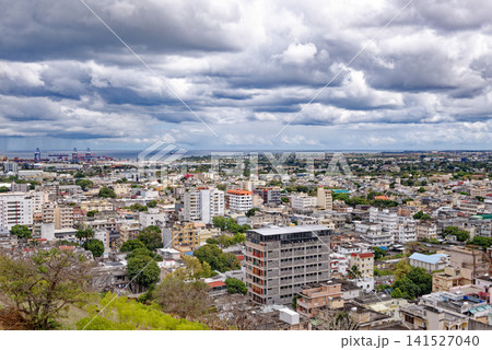 Panoramic Skyline of Port Louis City and Harbor, Mauritius Panoramic Skyline of Port Louis City and Harbor, Mauritius 141527040