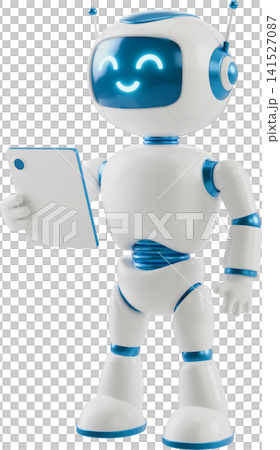 AI chatbot robot 3d render icon 141527087