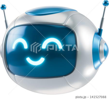 AI chatbot robot 3d render icon 141527088