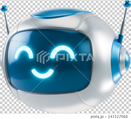 AI chatbot robot 3d render icon 141527088