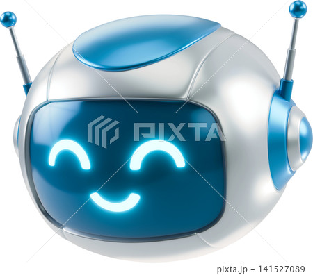 AI chatbot robot 3d render icon 141527089