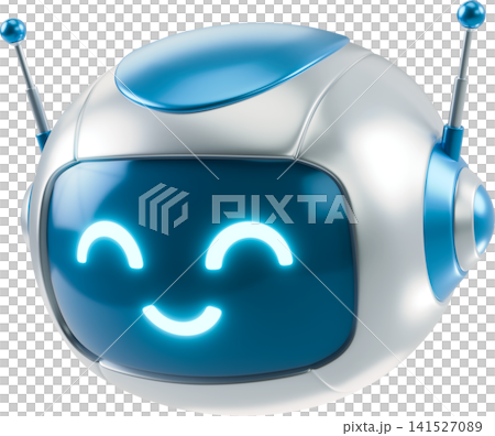 AI chatbot robot 3d render icon 141527089