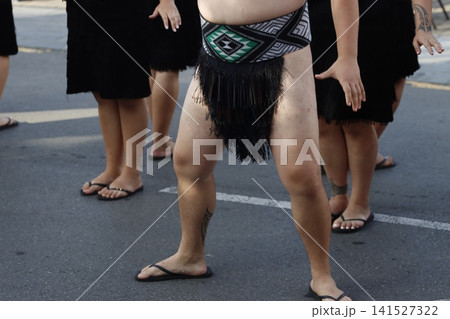 Maori dancers in the street Maori dancers in the street 141527322