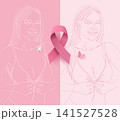2minimal-line-art-breast-cancer-awareness-woman-pink-ribbon-vector 141527528