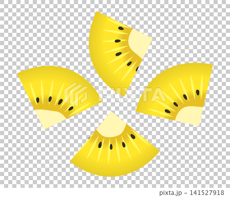 Cut kiwi fruit Cut kiwi fruit 141527918