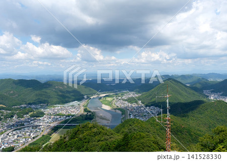 岐阜県岐阜市_岐阜城天守から北東側風景2_2025年7月 岐阜県岐阜市_岐阜城天守から北東側風景2_2025年7月 141528330