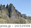 山の頂上にそびえる岩山 141529306