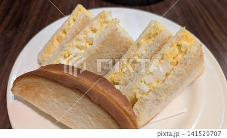 純喫茶で提供されたたまごサンド 純喫茶で提供されたたまごサンド 141529707